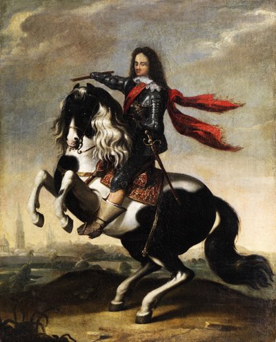 Retrato ecuestre de Valdemar Christian de Schleswig-Holstein de Wolfgang Heimbach