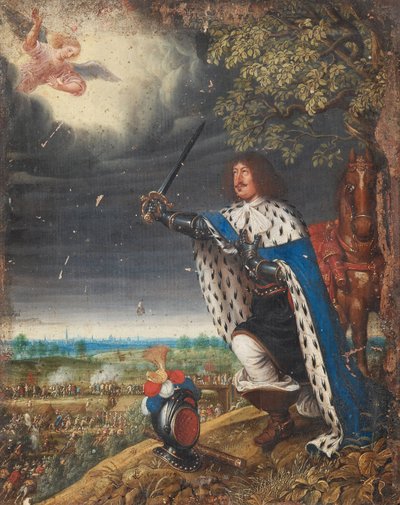 Federico III de Dinamarca en la Batalla de Nyborg el 14 de noviembre de Wolfgang Heimbach
