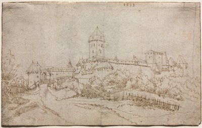 Vista de un Castillo (recto) de Wolfgang Huber