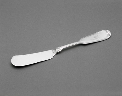 Cuchillo de Mantequilla, c. 1845-1864 (plata) de Wood and Hughes