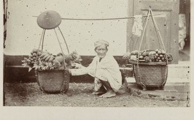 Portador javanés con frutas de Woodbury and Page