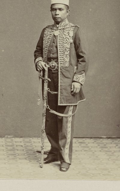 joven monarca indio de Woodbury and Page