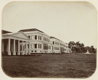 Palacio Daendels en Waterlooplein en Batavia de Woodbury and Page
