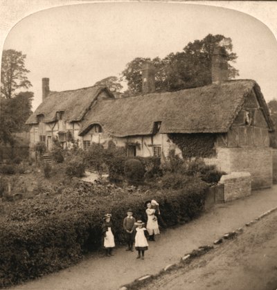 Cabaña de Ann Hathaway, Shottery, Inglaterra, 1896 de Works and Sun Sculpture Studios