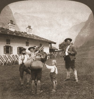 Montañeses bávaros, Alemania, 1898 de Works and Sun Sculpture Studios
