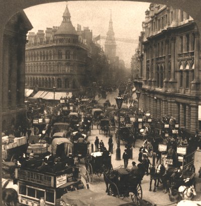 Cheapside, Londres, 1896 de Works and Sun Sculpture Studios
