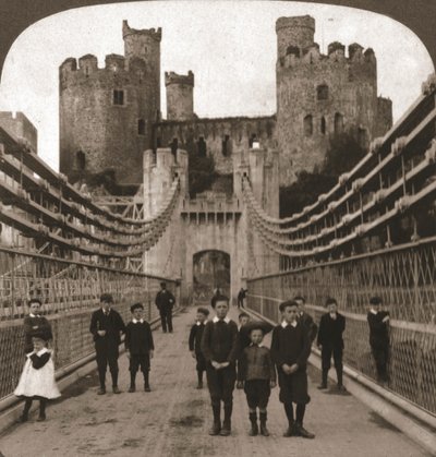 Conway, Gales, Castillo y puente medieval de Works and Sun Sculpture Studios
