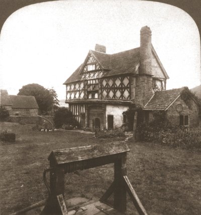 Castillo de Stokesay, Inglaterra, El Antiguo Torreón, 1900 de Works and Sun Sculpture Studios