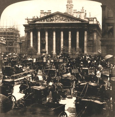 La Bolsa Real, Londres, 1896 de Works and Sun Sculpture Studios
