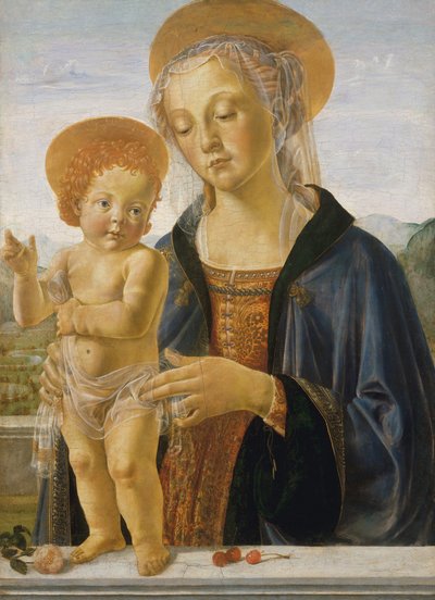 Madonna y Niño, ca. 1470 de Workshop of Andrea del Verrocchio