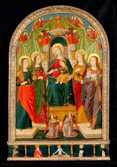 El matrimonio místico de Santa Catalina de Benozzo di Lese di Sandro Gozzoli