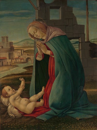 La Natividad, finales del siglo XV de Workshop of Botticelli