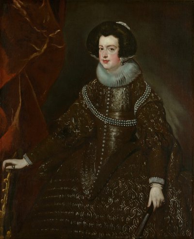Isabel de Borbón, esposa de Felipe IV de España, c. 1632 de Workshop of Diego Velazquez