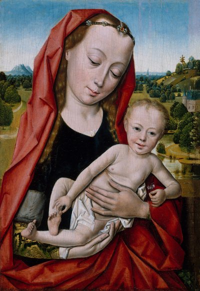 Virgen y Niño, 1475-99 de Workshop of Dieric Bouts