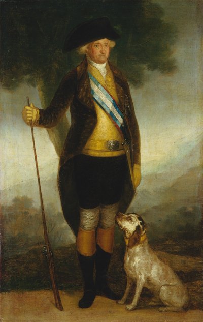 Carlos IV de España como cazador de Workshop of Francisco de Goya