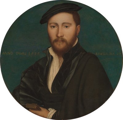 Retrato de un hombre de Workshop of Hans Holbein