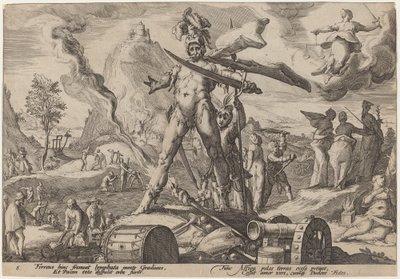 La era del hierro de Workshop of Hendrick Goltzius, after Hendrick Goltzius