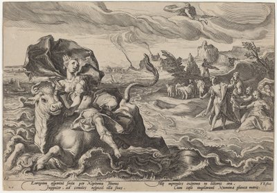 El rapto de Europa de Workshop of Hendrick Goltzius, after Hendrick Goltzius
