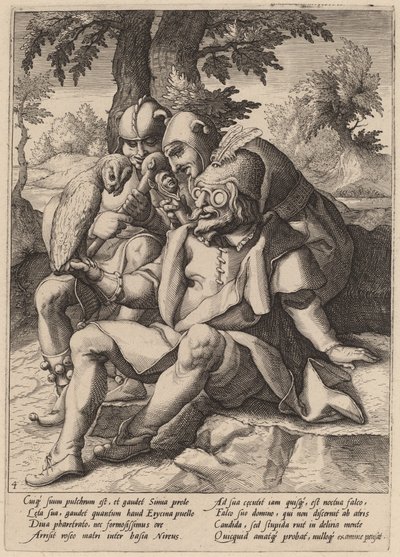 La Sabiduría de los Tontos de Workshop of Hendrick Goltzius, after Karel van Mander I