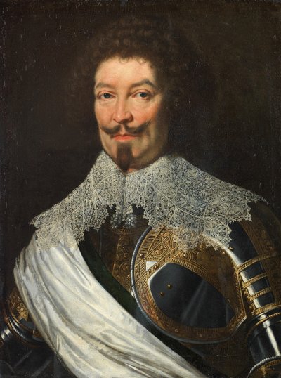 Retrato de Carlos de Lorena, cuarto duque de Guisa, con armadura de Workshop of Justus Sustermans