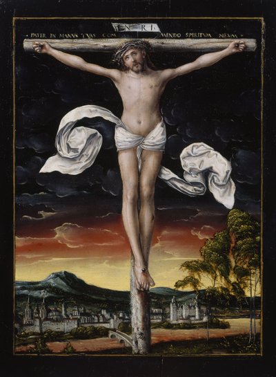 Cristo en la Cruz de workshop of Lucas Cranach the Elder