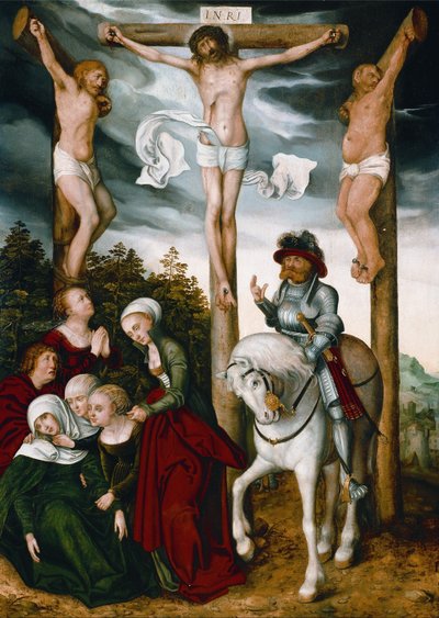 Crucifixión de Cristo de workshop of Lucas Cranach the Elder