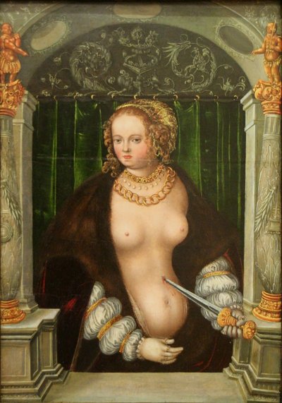 Holandés: El suicidio de Lucrecia El suicidio de Lucrecia de workshop of Lucas Cranach the Elder