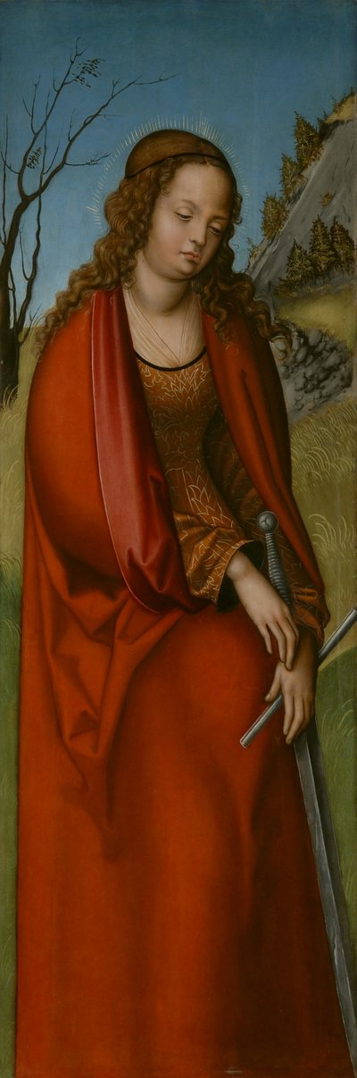 Alemán: Hl. Katharina Santa Catalina de workshop of Lucas Cranach the Elder
