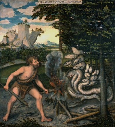 Hércules y la Hidra de workshop of Lucas Cranach the Elder