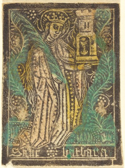 Santa Bárbara de Workshop of Master of the Aachen Madonna