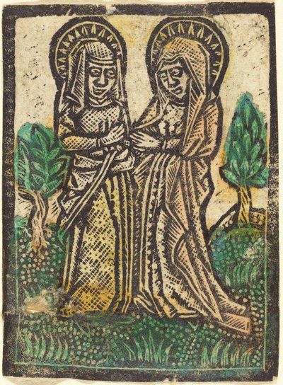 La Visitación de Workshop of Master of the Aachen Madonna
