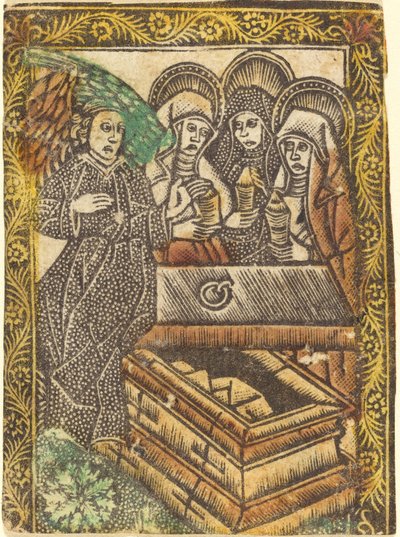Las Tres Marías en el Sepulcro de Workshop of Master of the Borders with