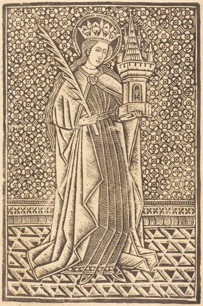 Santa Bárbara de Workshop of Master of the Cologne Arms