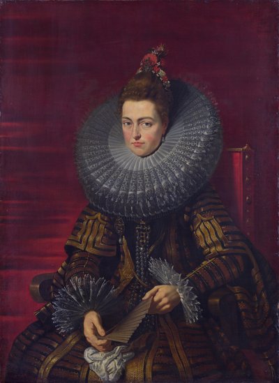 Retrato de Isabel Clara Eugenia, regente de los Países Bajos de Workshop of Peter Paul Rubens