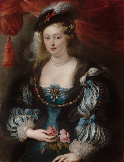 Retrato de una joven de Workshop of Peter Paul Rubens