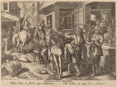 Staphae, o Estribos de Workshop of Philip Galle after Jan van der Straet