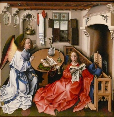Anunciación Título alternativo   Retablo de Merode de Workshop of Robert Campin