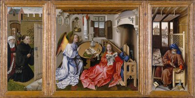 Retablo de Mérode (Tríptico de la Anunciación) de Workshop of Robert Campin