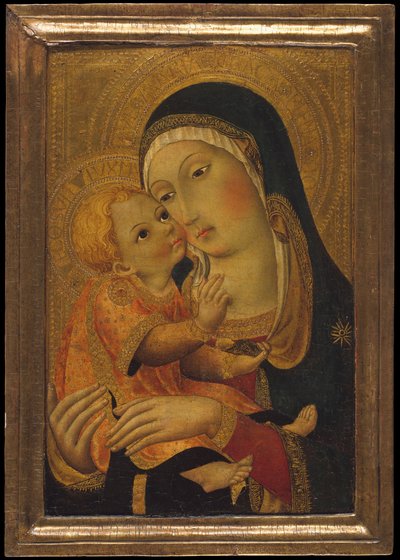 Madonna y Niño de Workshop of Sano di Pietro