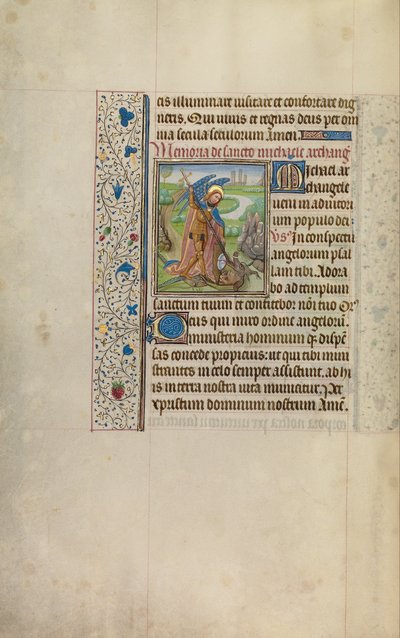 San Miguel y el Dragón de Workshop of Willem Vrelant