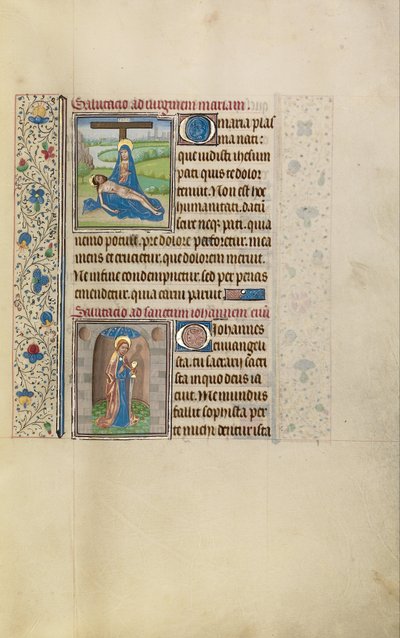 La Piedad; San Juan Evangelista de Workshop of Willem Vrelant