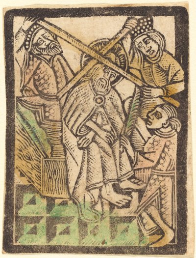 Cristo coronado de espinas, 1470-1480 de Workshop of the Master of the