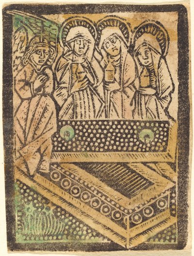 Las Tres Marías en la Tumba, 1470-1480 de Workshop of the Master of the