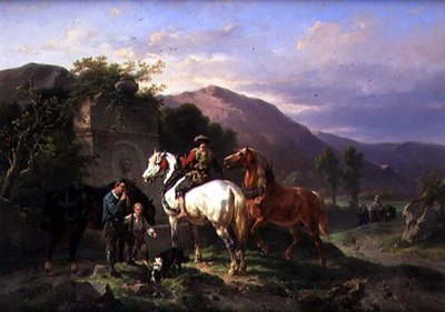 Abrevando a los Caballos de Wouterus Verschuur