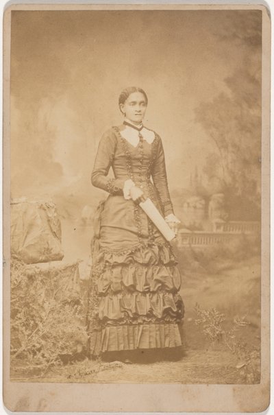 Retrato de mujer,c. 1900 (foto) de Wright & Cornwell