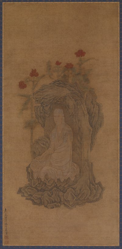 Guanyin vestida de blanco de Wu Bin