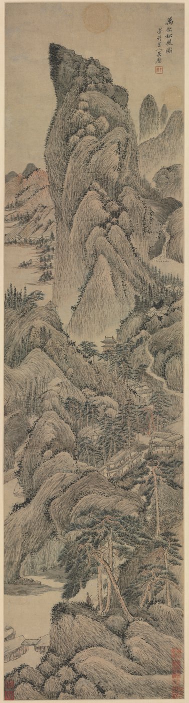 Viento de Pino de Myriad Villages de Wu Li