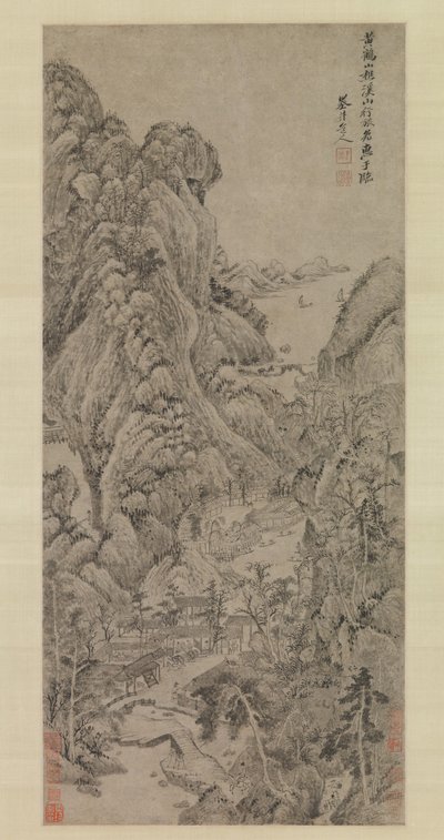 Viajeros entre arroyos y montañas de Wu Li