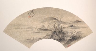 Lluvia ligera en el río en primavera de Wu Shixian