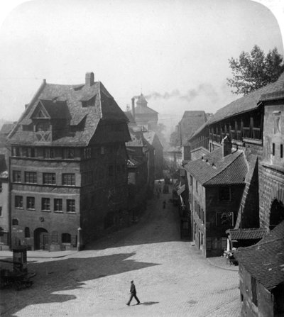 Casa de Albrecht Durer, Núremberg, Alemania, c1900 de Wurthle and Sons